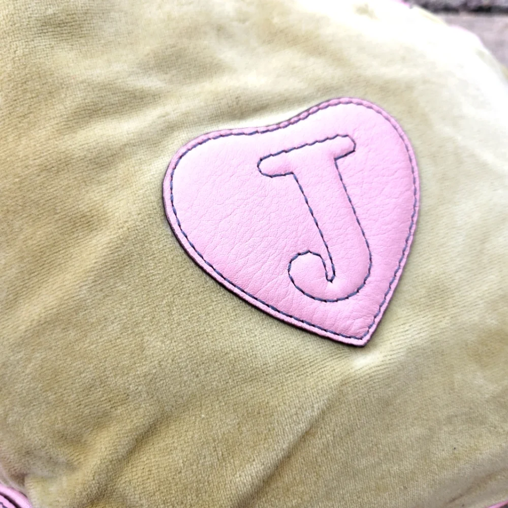 SOLD Juicy Couture Velour Sage Green and Baby Pink Daydreamer Bag - Picture 9 of 13